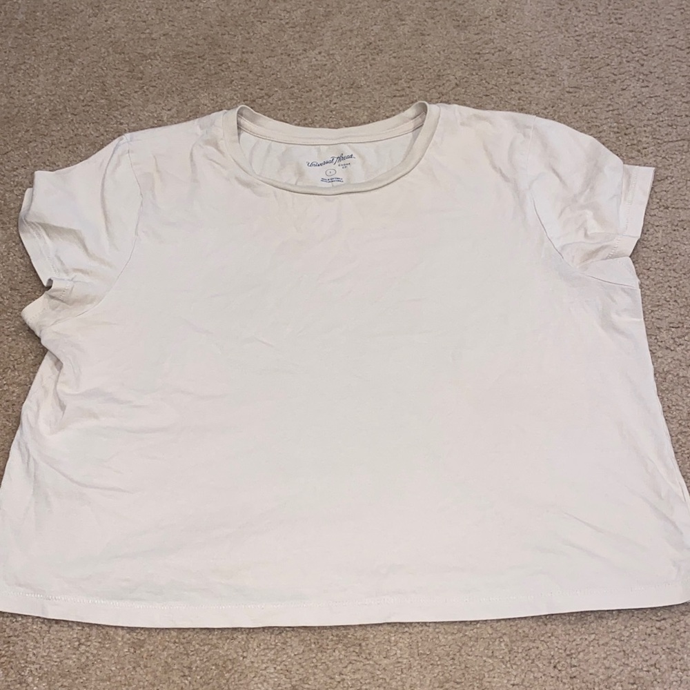 Soft tan short sleeve shirt